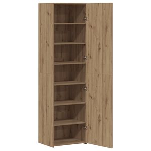 vidaXL Highboard 2 pcs Artisan Egetr&aelig; 50 x 42,5 x 185 cm