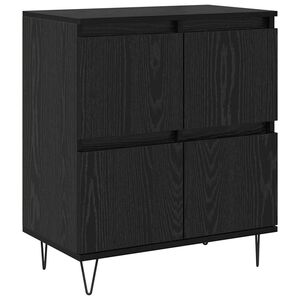 vidaXL Sideboard Sort eg 60 x 35 x 70 cm