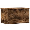 vidaXL opbevaringsboks 60x35x35 cm konstrueret tr&aelig; r&oslash;get egetr&aelig;sfarve