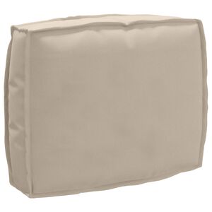 vidaXL Pude Oxford stof Gr&aring;brun 50 x 40 x 12 cm