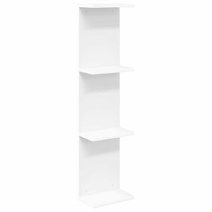vidaXL V&aelig;ghylde Hvid 25 x 15 x 100 cm Konstrueret tr&aelig;