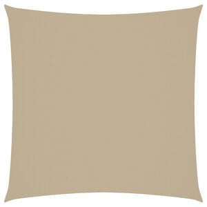 vidaXL solsejl oxford-stof firkantet 2 x 2 m beige