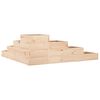 vidaXL haveplantekasse 4-lags 106x104,5x36 cm massivt tr&aelig; fyrretr&aelig;
