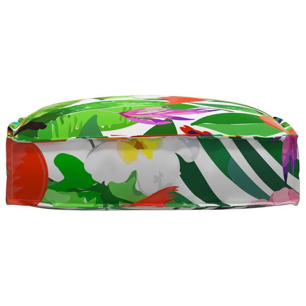 vidaXL Pude Blomstret Flerfarvet 50 x 50 x 12 cm Oxford stof