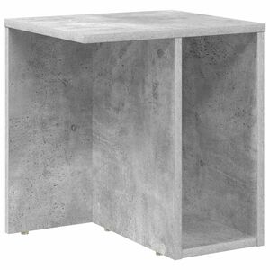 vidaXL Endebord Beton Gr&aring; 37 x 32 x 40 cm Konstrueret tr&aelig;