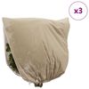 vidaXL Frostbeskyttelses Plantefleece D&aelig;kke 3 pcs Beige 3 x 3,93 m
