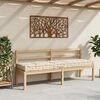 vidaXL hynde til pallesofa 120x40x7 cm bomuld beige