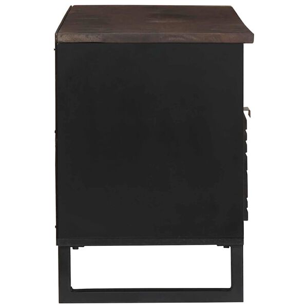 vidaXL TV Enheder med skuffe Valn&oslash;d 105 x 33 x 46 cm Konstrueret tr&aelig;