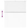 vidaXL Persienner Hvid 130 x 105 cm Aluminium