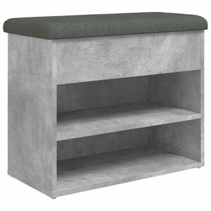 vidaXL skob&aelig;nk 62x32x50 cm konstrueret tr&aelig; betongr&aring;