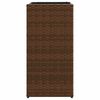 vidaXL plantekasse 30x30x60 cm polyrattan brun