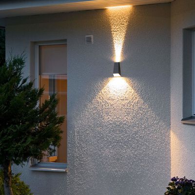 KONSTSMIDE LED-væglampe Imola 2x3W mørkegrå