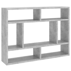 vidaXL v&aelig;ghylde 75x16x55 cm konstrueret tr&aelig; betongr&aring;