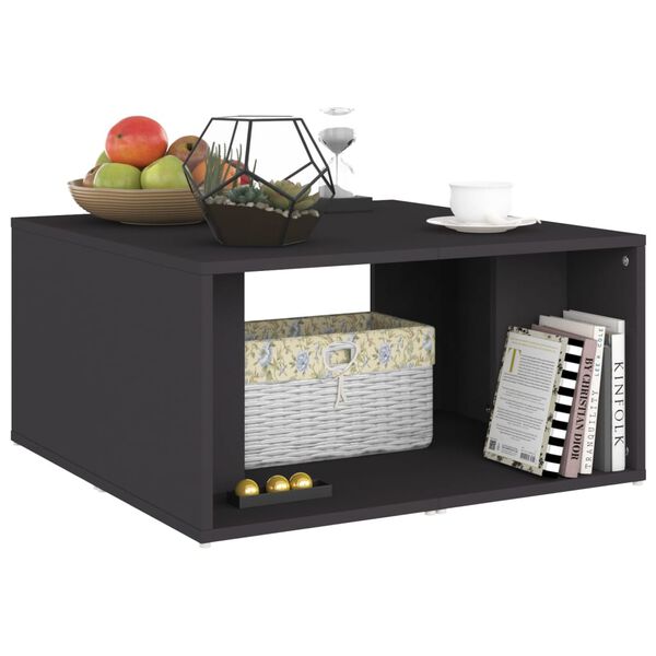 vidaXL sofabord 4 stk. 33x33x33 cm konstrueret træ grå