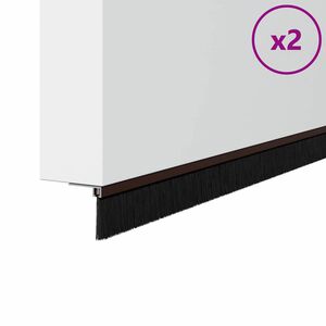 vidaXL Skruemonterede d&oslash;rb&oslash;rste t&aelig;tninger 2 stk. Brun 100 cm