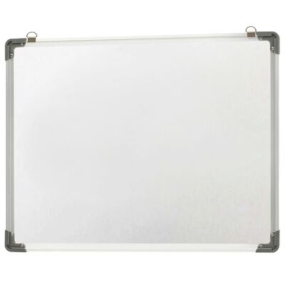 vidaXL magnetisk whiteboard 70x50 cm stål hvid