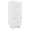 vidaXL Skuffeskab Hvid 33 x 34,5 x 90 cm Konstrueret tr&aelig;