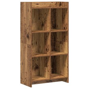 vidaXL Bogreol Gammelt tr&aelig; 59 x 30 x 111 cm Konstrueret tr&aelig;