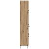 vidaXL Highboard Artisan Egetr&aelig; 69,5 x 34 x 180 cm Konstrueret tr&aelig;