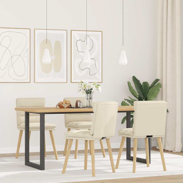 vidaXL spisebordsstole 4 stk. linned