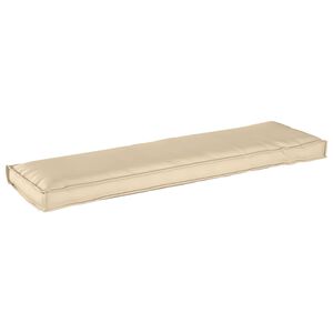 vidaXL Pude Beige 140 x 40 x 8 cm Oxford stof