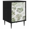 vidaXL Natskab GOTHA Sort eg 36 x 33 x 51 cm Konstrueret tr&aelig;