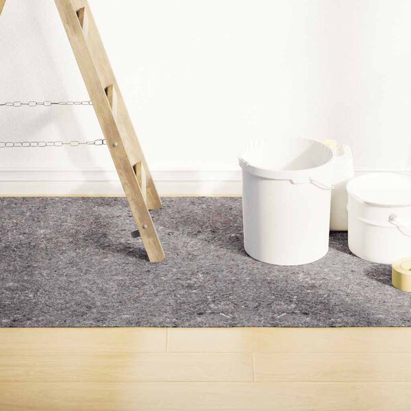 vidaXL skridsikker maleruld 10 m 220 g/m&sup2; gr&aring;