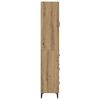 vidaXL Highboard Artisan Egetr&aelig; 69,5 x 34 x 180 cm Konstrueret tr&aelig;