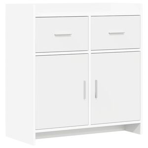 vidaXL Sideboard Hvid 75 x 36 x 80 cm Konstrueret tr&aelig;
