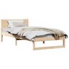 vidaXL Sengestel Naturfarvet 100 x 200 cm Massiv fyrretr&aelig;