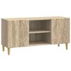 vidaXL TV-skab 102 x 34,5 x 50 cm Sonoma-eg Konstrueret tr&aelig;
