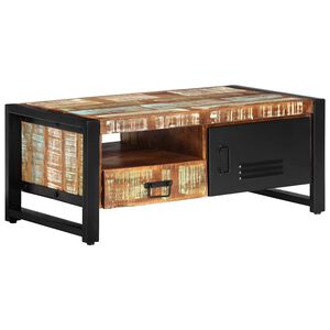 vidaXL sofabord 100x50x41 cm massivt genbrugstr&aelig;