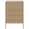 vidaXL opbevaringsskab til haven 55x59x80 cm polyrattan beige