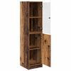 vidaXL Highboard Gammelt tr&aelig; 35 x 37 x 142 cm Konstrueret tr&aelig;