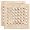 vidaXL skabsl&aring;ger 2 stk. 39,5x39,5 cm gitterdesign massivt fyrretr&aelig;