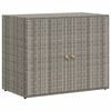 vidaXL opbevaringsskab til haven 100x55,5x80 cm polyrattan gr&aring;