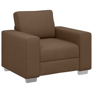 vidaXL Sofa 59cm Brun Stof