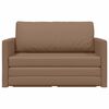 vidaXL Sovesofa 110cm Cappuccino Kunstl&aelig;der