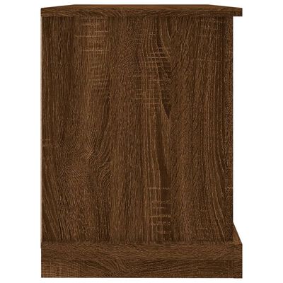vidaXL tv-bord 73x35,5x47,5 cm konstrueret træ brun egetræsfarve