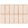 vidaXL 6-panels rumdeler 240x170 cm foldbar japansk stil