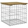 vidaXL haveb&aelig;nk med gabiondesign 43x44x42 cm impr&aelig;gneret fyrretr&aelig;