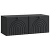 vidaXL V&aelig;gh&aelig;ngt TV-skab Sort 78,5 x 31 x 30 cm Konstrueret tr&aelig;
