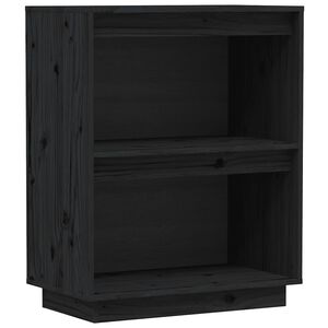 vidaXL konsolskab 60x34x75 cm massivt fyrretr&aelig; sort