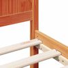 vidaXL Sengestel Brun 90 x 190 cm Massivt fyrretræ