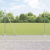 vidaXL Hegnspæl Sølv 100 x 1,4 m (50 mm net) Stål