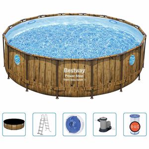 Bestway swimmingpools&aelig;t Power Steel 488x122 cm