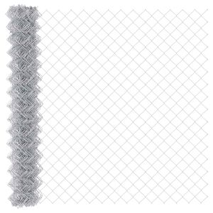 vidaXL Maschendrahtzaun 10 x 1,6 m Galvaniseret st&aring;l S&oslash;lv