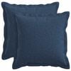 vidaXL Pudebetr&aelig;k 2 pcs HOUTEN Bl&aring; 30 x 30 cm Faux Linned