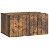 vidaXL V&aelig;gh&aelig;ngt TV-skab 59,5 x 41 x 30 cm R&oslash;get eg Konstrueret tr&aelig;