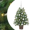 vidaXL Kunstigt juletr&aelig; med 150 LED'er med stativ Gr&oslash;n 75 cm PE og PVC
